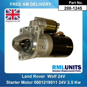 Motor de arranque Landrover 300TDI Wolf 24 voltios ERR5021 0001219011 NAD000130 - Imagen 1 de 5