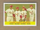 PUJOLS BELLIARD ECKSTEIN ROLEN 2007 TOPPS HERITAGE #351 (CARDS FENCE BUSTERS)