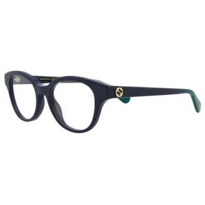 Gucci Women's Round 49mm Eyeglasses Frames Blue GG0924O-004 (NO CASE) - Picture 1 of 3