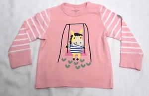 New Polarn O. Pyret Baby Girls Pink Long Sleeve Top RRP £14.00 - Picture 1 of 3