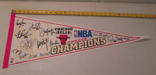 NBA Chicago Bulls Vintage 1998 World Champions Team Logo Pennant Michael Jordan