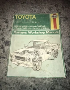 1969 thru 1978 Haynes Toyota Hi-Lux Pick-Up Owners Workshop Manual New - Bild 1 von 10