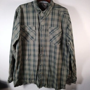 5.11 Tactical kariertes Langarm Hemd Herren 2XL Druckknopf Western grün belüftet AC92 - Bild 1 von 11