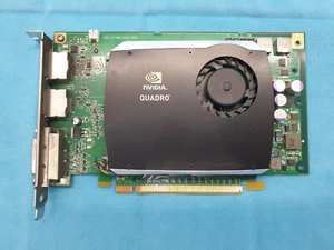 NVidia Quadro FX580 512MB GDDR3 DVI-I Dual DisplayPort PCI-E 2.0 Graphics SL4 - Picture 1 of 5
