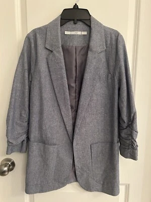 Blazer Gibson Feminino Denim Manga 3/4 XS - Imagem 1 de 4