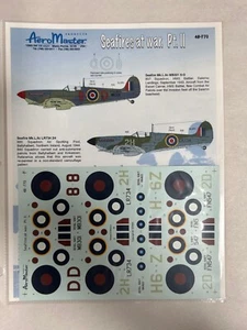 NUOVO AeroMaster 48-770 Seafires At War modellino aereo militare decalcomania 1/48 (ZF3) - Foto 1 di 3