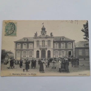 WASSIGNY LA MAIRIE 1907 AISNE CPA R2918 - Picture 1 of 1