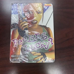 Tomb Raider Lara Croft, Feeling Lucky Eidos E3 Playing Cards 1998 New And Sealed - Picture 1 of 3