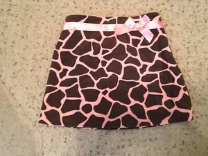 Gymboree Girls Giraffe Skirt Zipper Adjustable waist Size 9 NWOT Velvet 2004 - Picture 1 of 2