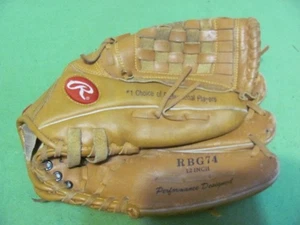 Rawlings RBG74 12" Derek Jeter Autograph Model Righthand Throw Baseball Glove - Picture 1 of 11