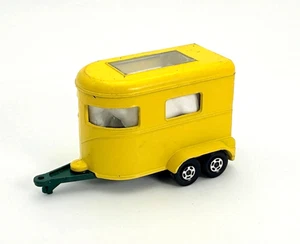 Lesney Matchbox - SuperFast #43 - Yellow Pony Trailer (loose) - Picture 1 of 7