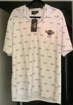 Polo Hard Rock XXL para hombre con logotipos Foto 1 de 4