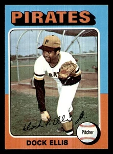 1975 Topps #385 Dock Ellis - Picture 1 of 2