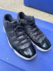 Nike Air Jordan 11 Retro Low 72-10 Mens Size 14 Black White Sail AV2187-001 - Imagen 1 de 6