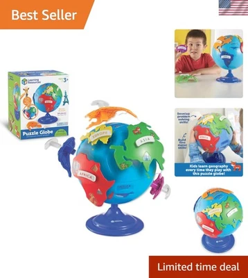 Globo rompecabezas Montessori que brilla en la oscuridad - Regalo STEM perfecto para niños en edad preescolar Foto 1 de 4