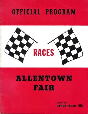1966 Allentown Fair (PA) Race Program - USAC Sprint Cars 0011 - Image 1 of 4