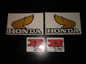 Juego de calcomanías para tanque de gasolina y panel lateral Honda XR 75 1977 - Imagen 1 de 1