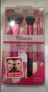 Real techniques make up lip brushes new unused sealed artist blogger - Picture 1 of 2