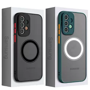 For Samsung S24 S25 Plus Ultra S23 Shockproof Clear Mag Safe Magnetic Case Cover - Picture 1 of 14
