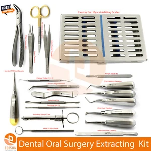 Oral Dental Extraction Elevators Tooth Root Luxating Forceps Surgical Instrument - Picture 1 of 20