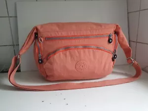 KIPLING DESIGNER WOMENS CORAL LARGE CROSSBODY SHOULDER HANDBAG - Picture 1 of 16
