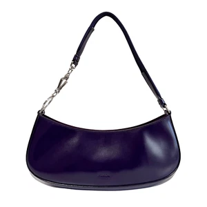 PRADA Prada Cleo Leather Shoulder Bag Purple - Picture 1 of 20