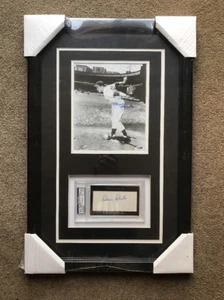 Robin Roberts Autograph Signed Index Card Phillies 8x10 Collage Framed PSA/DNA - Picture 1 of 1