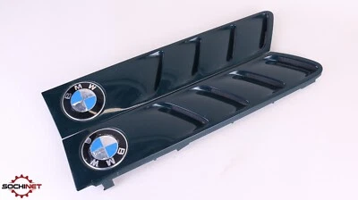 96-02 BMW Z3 Left Right Hood Fender Vent Grille Grill Trim Set Schwartz ll OEM - Image 1 of 4