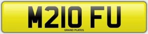 MINI CHALLENGE 210 JOHN COOPER WORKS NUMBER PLATE M21 OFU RUDE BUT FUNNY CAR REG - Picture 1 of 1