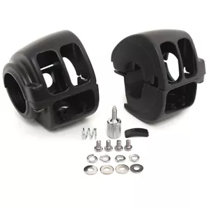 Black Hand Control Switch Housing Cover For Harley Road King Sportster 1200 883 - Photo 1/12