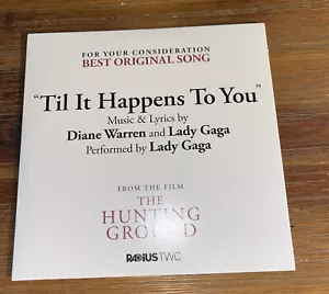 LADY GAGA Til It Happens To You The Hunting Ground FYC Best OG Song CD RARE - Picture 1 of 5