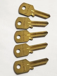 Lote de 5 llaves en blanco NOS CHICAGO LOCK KP9 envío gratuito a EE. UU. - Imagen 1 de 3