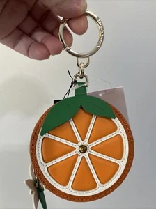 NWT Kate Spade Clementine Coin Purse Orange Multi Novelty Cute Gift - Picture 1 of 5