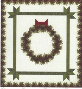 Festive Wreath quilt pattern by Animas Quilts - Picture 1 of 1
