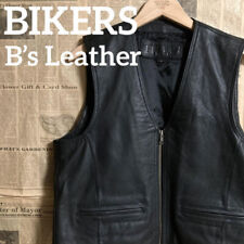 Best BIKERS B&#39;s Leather Cow Leather Riders Vest Jacket
