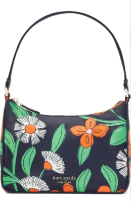 Kate Spade - Little Better Sam - Daisy Vine - Bolso de hombro pequeño - Azul marino rico - Nuevo en paquete - $178 Foto 1 de 4