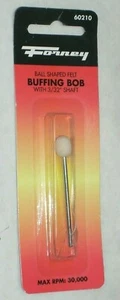 Forney 60210 Ball Shaped Felt Buffing Bob w 3/32" Shank 30K RPM - Picture 1 of 1