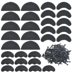 30 Pcs Heel Plates Rubber Tips Sole Heel Taps Repair Pad Replacement - Picture 1 of 5