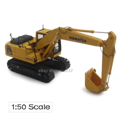 1/50 KOMASTU PC220 Tracked Excavator Hook machine Excavator truck Diecast Vehicl - Image 1 of 4