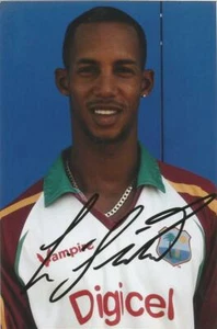 WEST INDIES/GUYANA AMAZON WARRIORS: LENDL SIMMONS SIGNED 6x4 PORTRAIT PHOTO+COA - Picture 1 of 1
