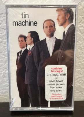 DAVID BOWIE & TIN MACHINE - Cassette Tape - FACTORY SEALED NOS NEW (RARE!) - Image 1 of 4