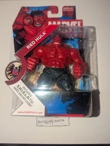 Marvel universe 3.75: Red Hulk 'Glossy' (Series 1) New! Unopened! Free P&P! - Picture 1 of 2