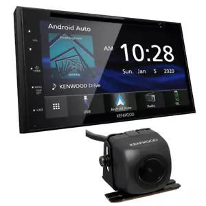 Kenwood DDX5707S Double-Din DVD Car Stereo w 6.8 In Touchscreen + Free CMOS-130 - Picture 1 of 9