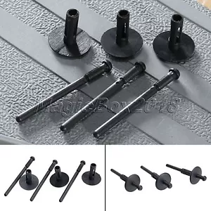 50 Plastic 6MM Hole Push Car Bumper Panel Rivet Retainer Fastener Clips For - Picture 1 of 12