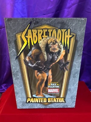 Estatua Bowen Designs Marvel Diente de Sable Nueva en Caja Baja #491/1500 sin busto ss Foto 1 de 4