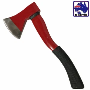 Firemans Hatchet Axe Ash Handle High Carbon Steel Survival Window Breaker Tool - Picture 1 of 7