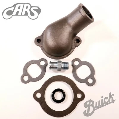 1954-1957 Buick Water Outlet Kit | Includes Gaskets, Fitting, O-Ring | Nailhead - Image 1 of 4