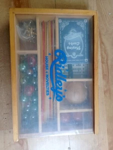 Ridleys House of Novelties Classic Games Compendium In Wooden Box. Mostly Unused - Picture 1 of 17