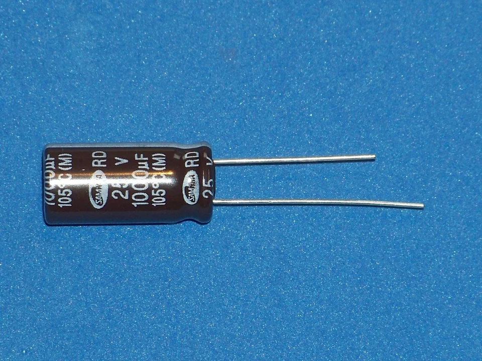 Elko, radial, 1000µF (1000uF) / 25V / 105°C - Samwha - Menge nach Wunsch