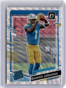 2023 Panini Donruss Optic Rated Rookie RC Quentin Johnston #265 Wave Prizm /300 - Bild 1 von 2